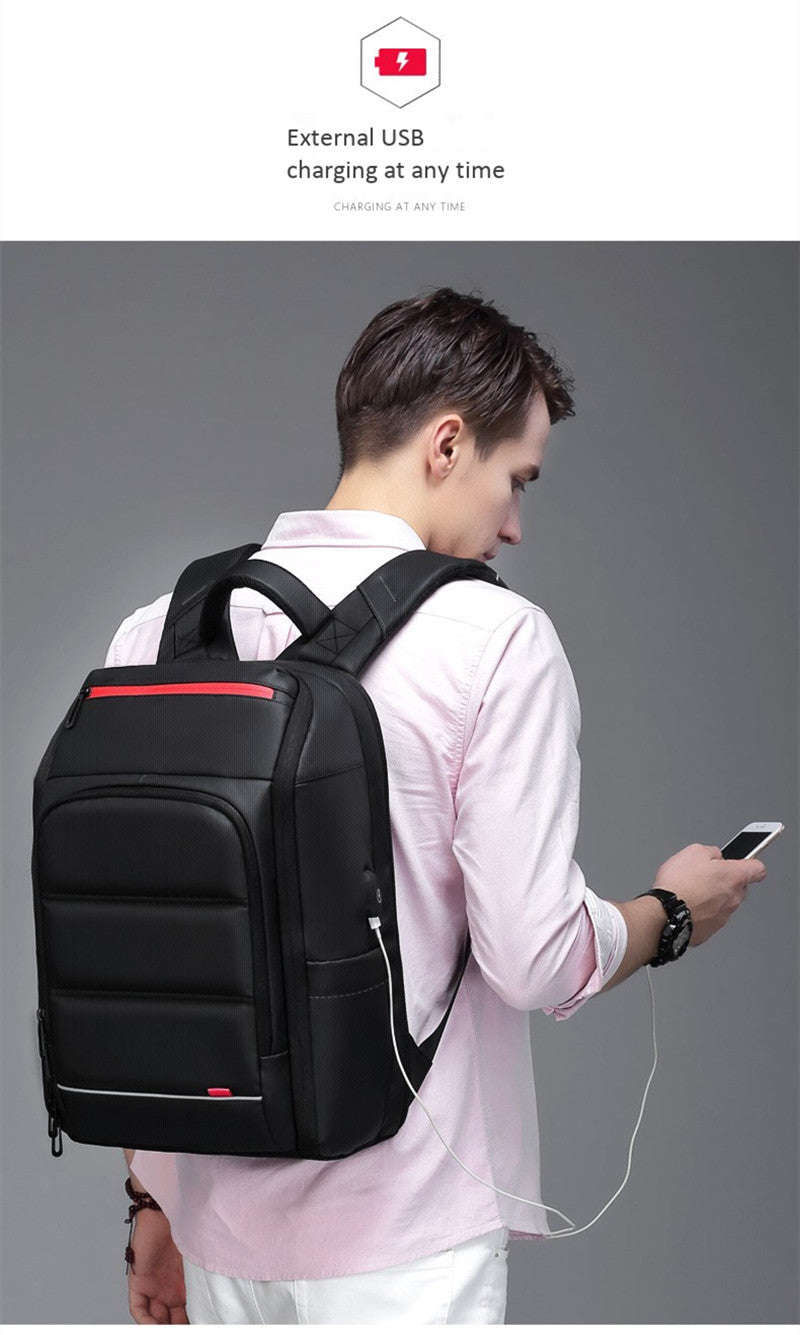 OC Waterproof Travel Laptop Backpack with Charge Port
