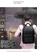 OC Waterproof Travel Laptop Backpack with Charge Port