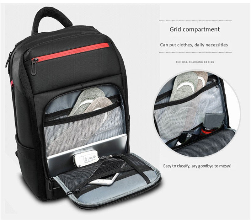 Laptop backpack clearance with clothing compartment