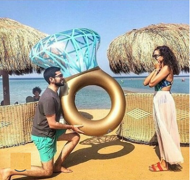 OC Diamond Ring Floatie Ocean Curve