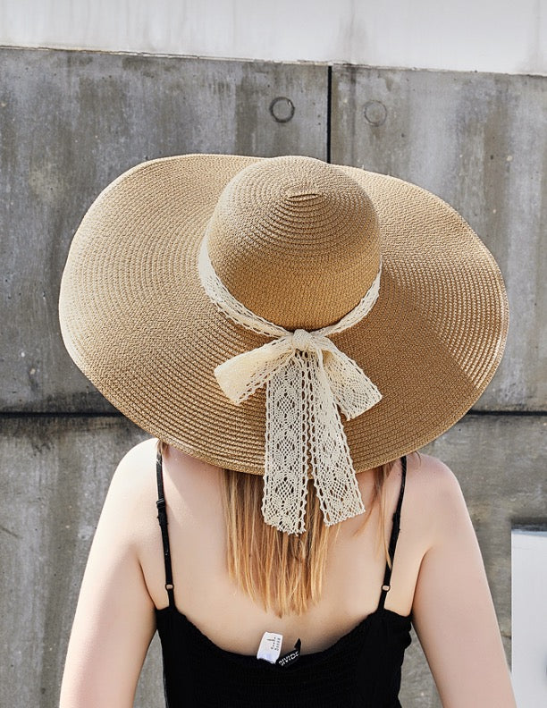 OC Wide Lace Band Sun Hat